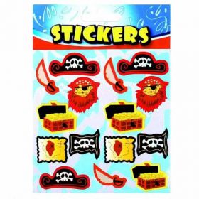 Pirate Stickers, 1 strip supplied