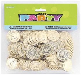 Pirate Treasure Plastic Coins Pack of 144