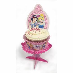 Disney Princess Sparkle Individual Party Cup Cake Stands pk4