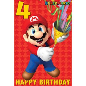 Mario Age 4 Favourite Card