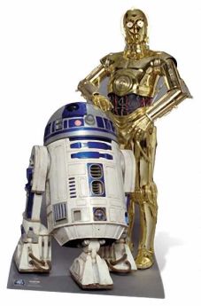 Star Wars Droids Cutout (R2-D2 & C3P-O)