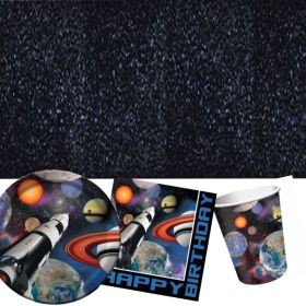 Space Blast Party Tableware Pack for 8