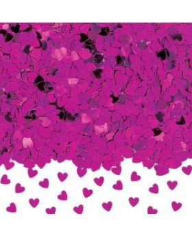 Sparkle Hearts Hot Pink Confetti 