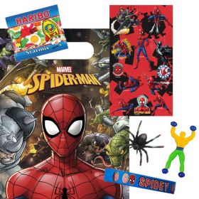 Filled Spiderman Party Bags
