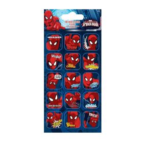 Spiderman Captions Fun Foil Re-usable Sticker Sheet
