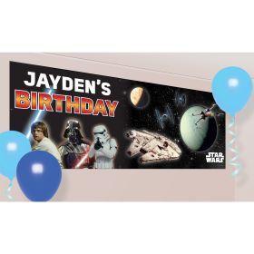 Star Wars Personalised Banners 1.2m x 45cm