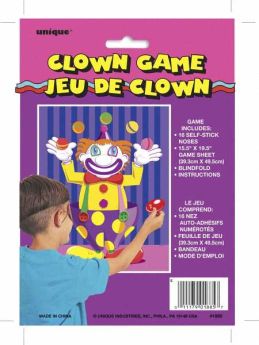 Stick The Nose on the Clown Party Game