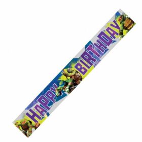 Teenage Mutant Ninja Turtles Happy Birthday Foil Banner