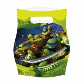 Teenage Mutant Ninja Turtles Plastic Party Bags, pk6