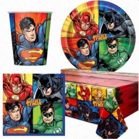 Justice League Party Tableware Pack for 8