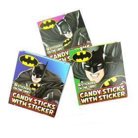 Batman Candy Sticks with Stickers 16g