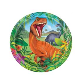 8 Dinosaur 9" Plates