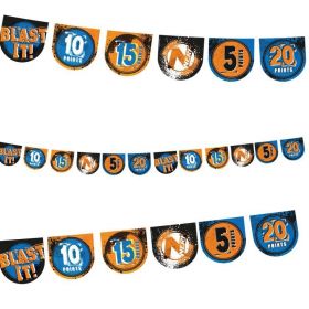 NERF Party Happy Birthday Pennant Banner 2.2m