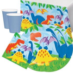 Dinosaur Tableware Party Pack for 16