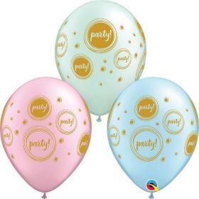 Elegant Party Latex Balloons, pk6