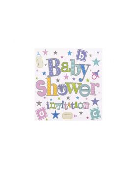 Baby Shower Invitations, pk6