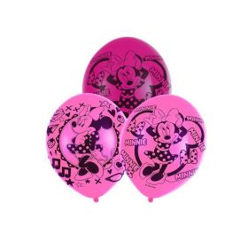 Disney Minnie Mouse Pink Latex Balloons 11", pk6