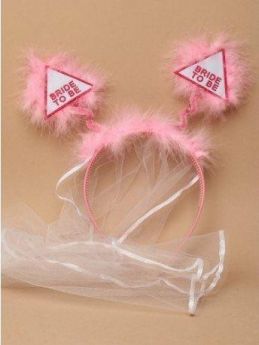 Pastel Pink "Bride To Be" Hen Party Deeley Bopper Headband