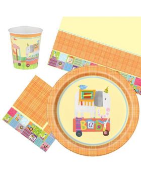 Circus Animal Tableware Party Pack for 8