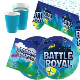 Battle Royal Party Tableware Pack for 16
