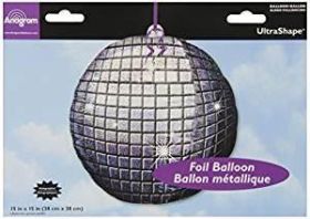 Disco Ball Holographic UltraShape Foil Balloon