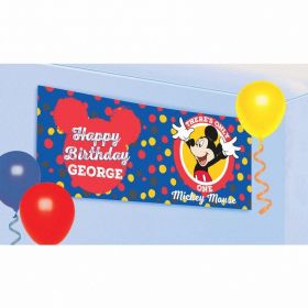 Mickey Mouse Personalised Banners 1.2m x 45cm