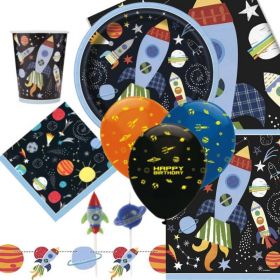 Outer Space Party Ultimate Party Pack for 8