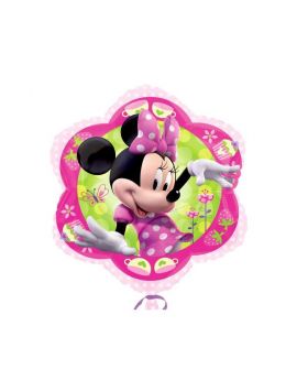 Minnie Mouse Foil Party Balloon - Flower Junior Shape 20''