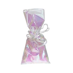 Iridescent Foil Cello Bags with Twist Ties