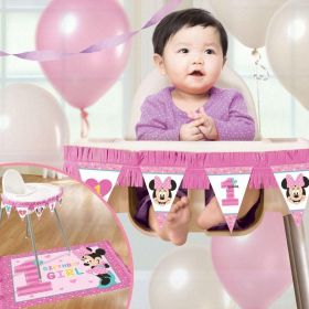 Minnie Mouse Fun to Be One High Chair Decorating Kit