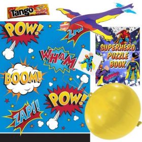 Superhero Themed Pre Filled Party Bags