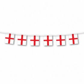 England Large Fabric Flag Bunting