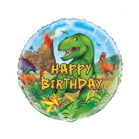 18"Pkg Dinosaur Foil Balloon