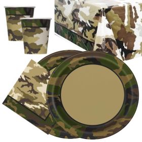 Army Themed Tableware Packs