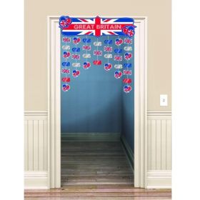 Great Britain Icons Door Curtain