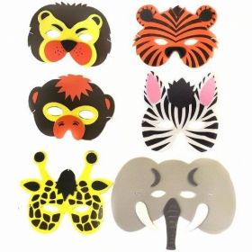Safari Animal Party Mask, sold singly