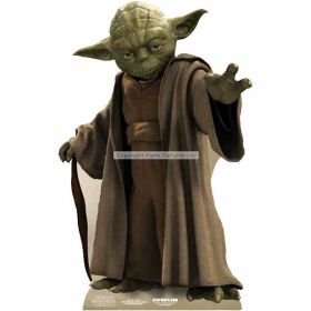 Yoda Cardboard Mini Cutout 76cm